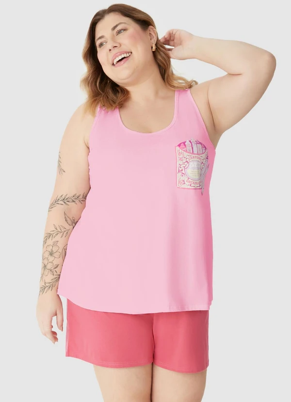 Malwee - Pijama Crayons Dreamland Rosa 4