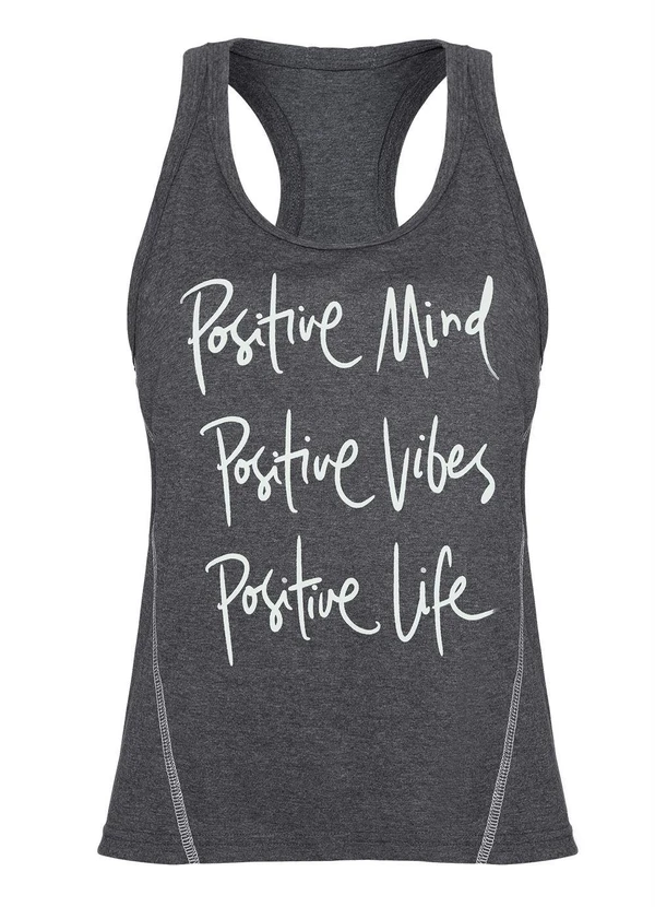 Alma Dolce - Pijama Curto com Estampa Lettering Chumbo 6