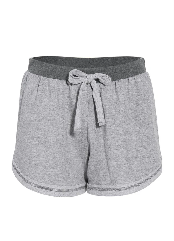 Alma Dolce - Pijama Curto com Estampa Lettering Chumbo 7