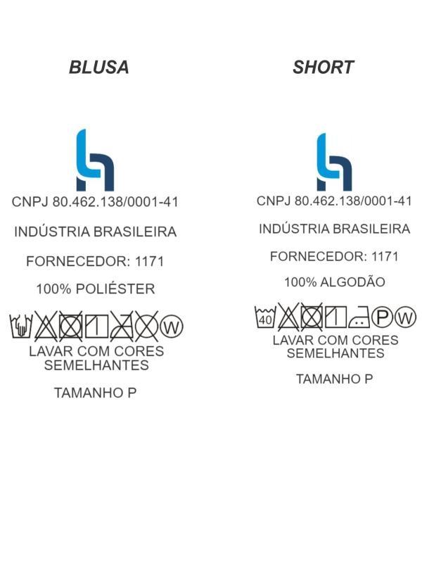 Alma Dolce - Pijama Curto Decote Redondo Branco e Off White 6