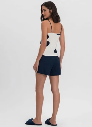Rovitex - Pijama Curto Feminino Preto - ROVITEX