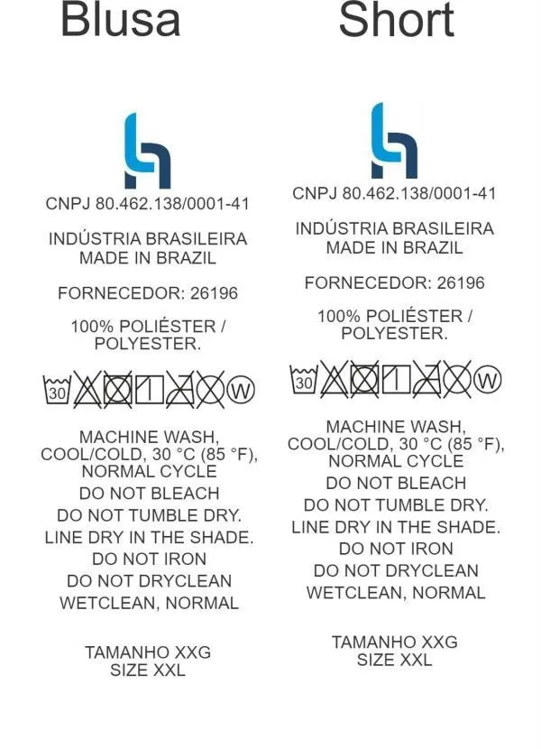 Marguerite - Pijama de Alcinha Curto Xadrez Plus Size 5