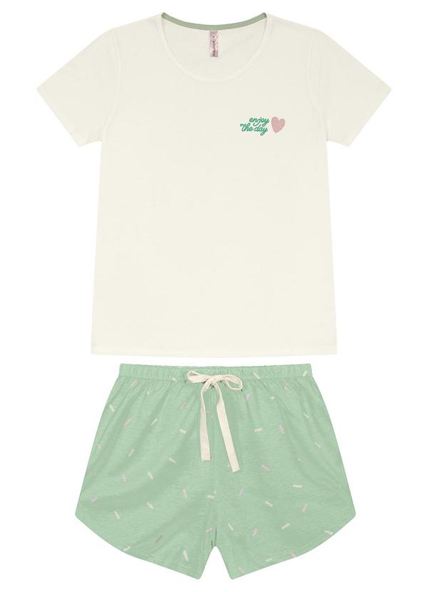 Malwee - Pijama Enjoy The Day Off White 2