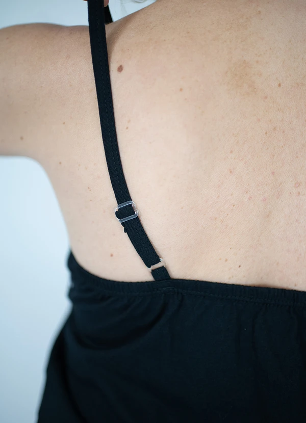 Piante Pijamas - Pijama Feminino Alcinha Sara Preto 5