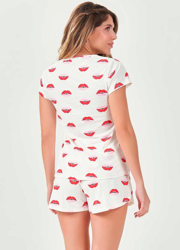 Espaço Pijama - Pijama Feminino Curto Off White 2