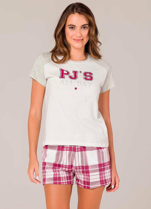 Espaço Pijama - Pijama Feminino Curto Vermelho