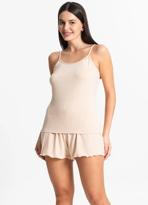 Select - Pijama Feminino de Alças Rosa - SELECT