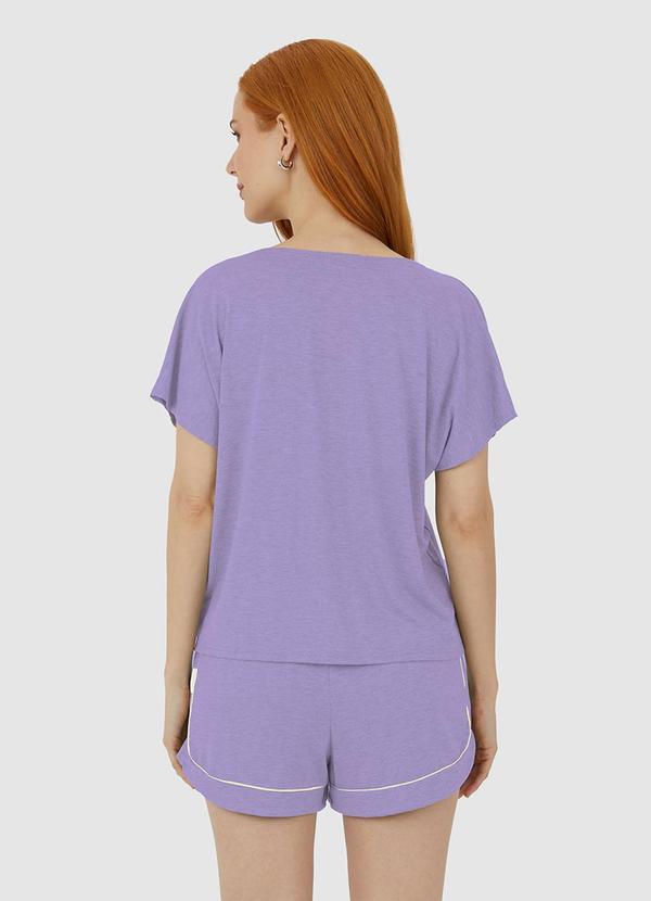 Malwee - Pijama Feminino em Malha Essence Roxo 3