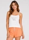 Infinita Cor - Pijama Feminino Short e Blusa de Alça Laranja - variação: Laranja