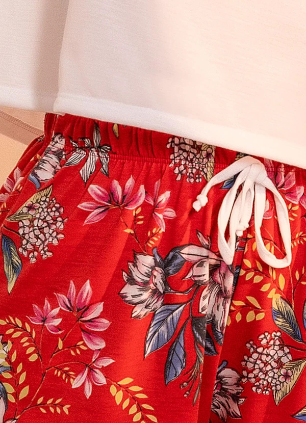Alma Dolce - Pijama Floral Vibrante em Malha 4