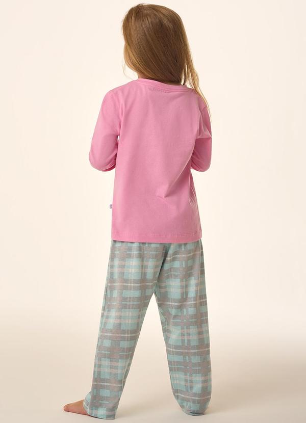 Merengue - Pijama Infantil Manga Longa Rosa 2