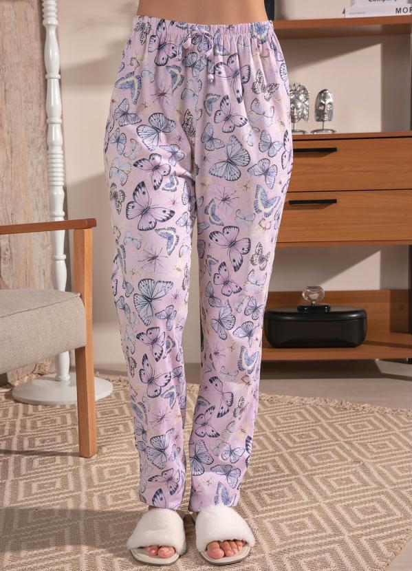 Alma Dolce - Pijama Longo de Estampa Borboletas 5
