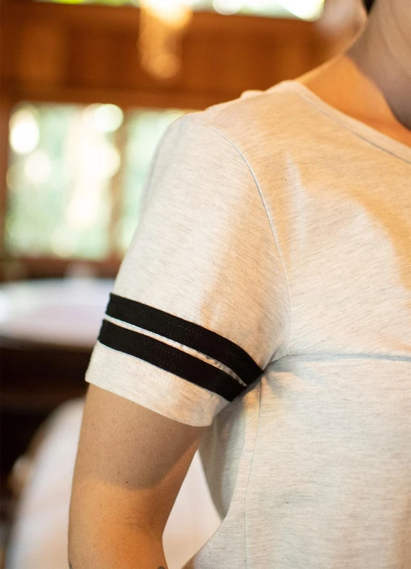 Piante Pijamas - Pijama Manga Curta Poliviscose Cinza 2