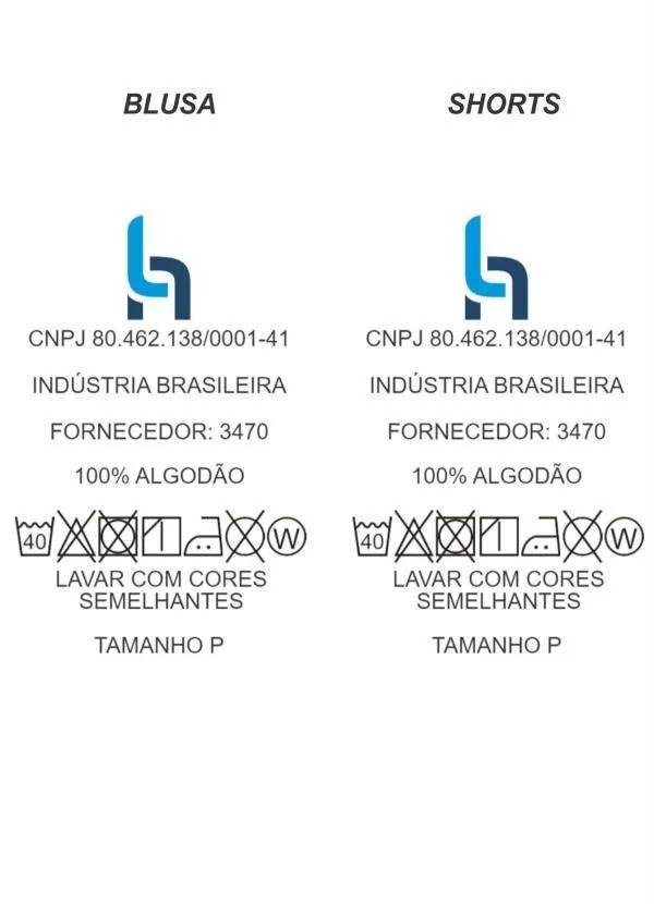 Alma Dolce - Pijama Regata Azul Marinho e Branco 5