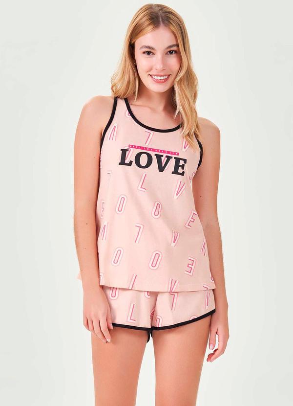 Espaço Pijama - Pijama Regata Feminino Nude