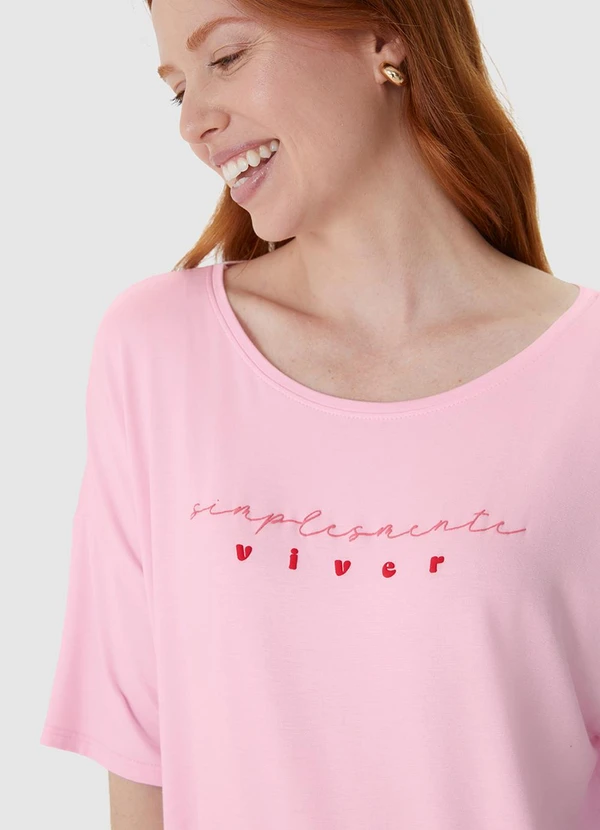 Malwee - Pijama Simplesmente Viver Rosa 4