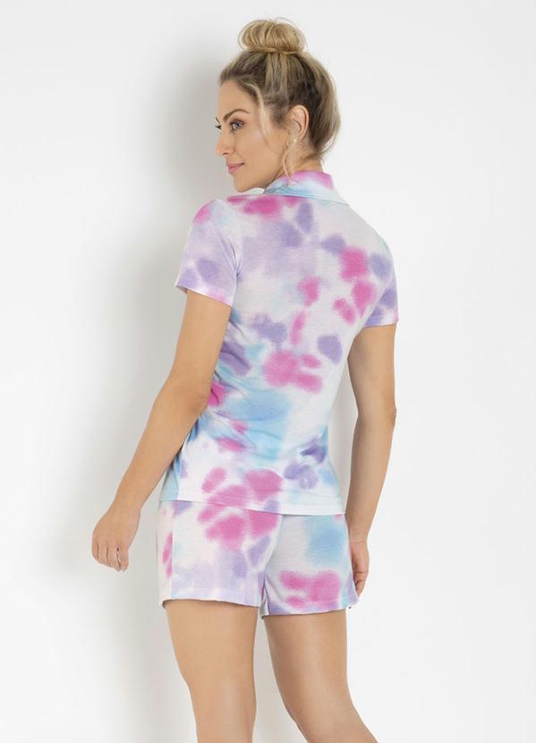 Outlet - Pijama Tie Dye com Botões Bela Notte 2