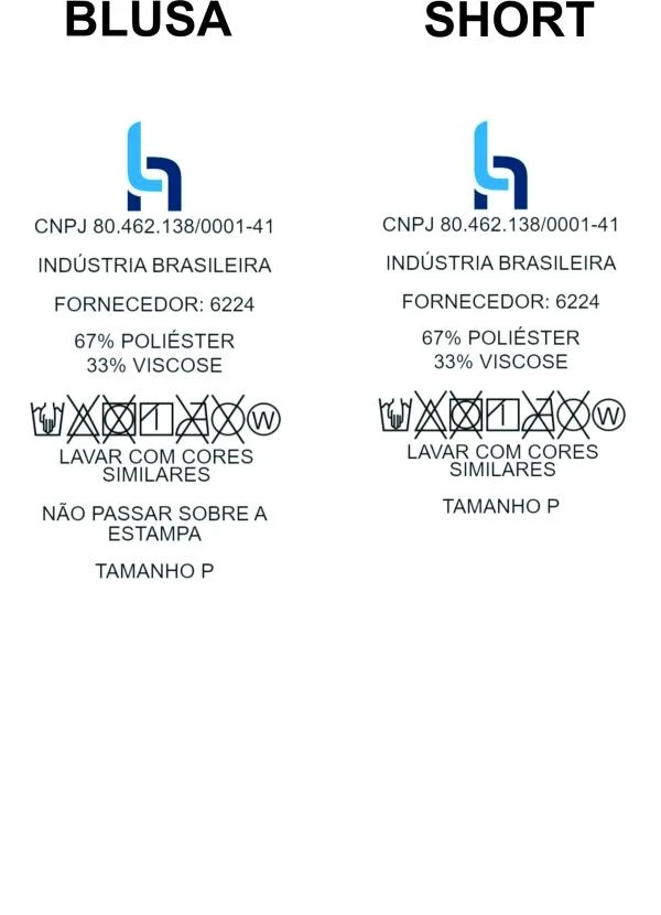 Alma Dolce - Pijama Vichy Azul Claro em Poliviscose 5