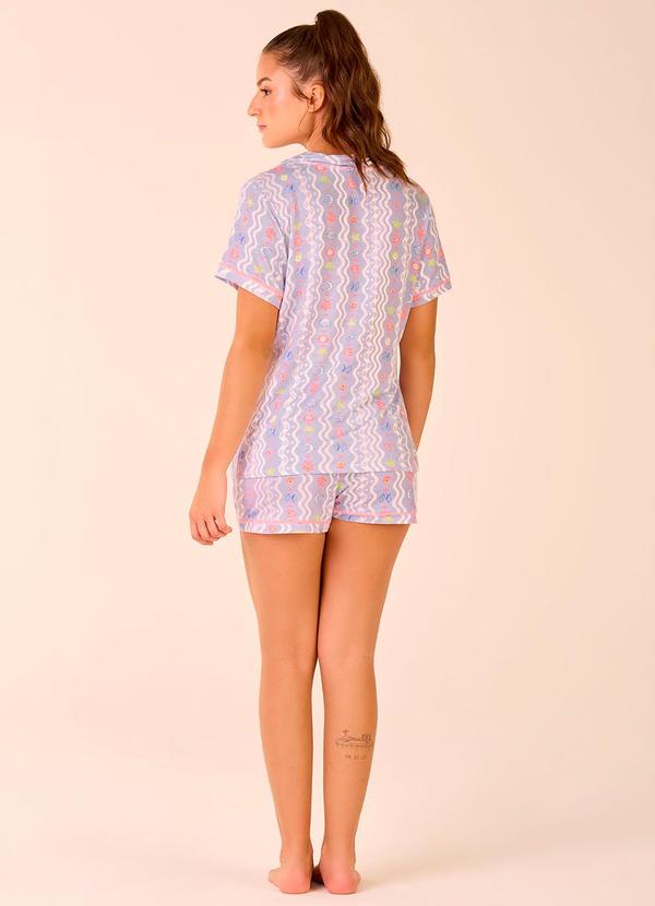 Merengue - Short Doll com Abertura Frontal Total Multicores 2