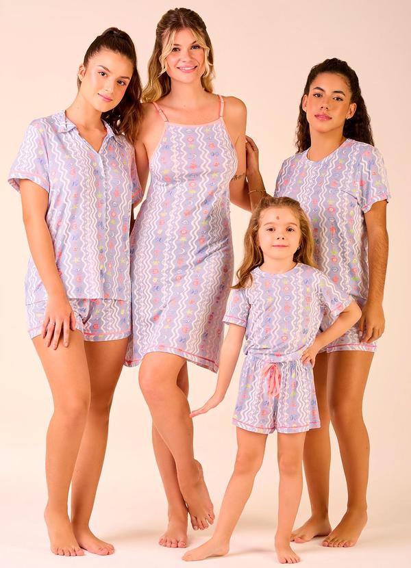 Merengue - Short Doll com Abertura Frontal Total Multicores 3