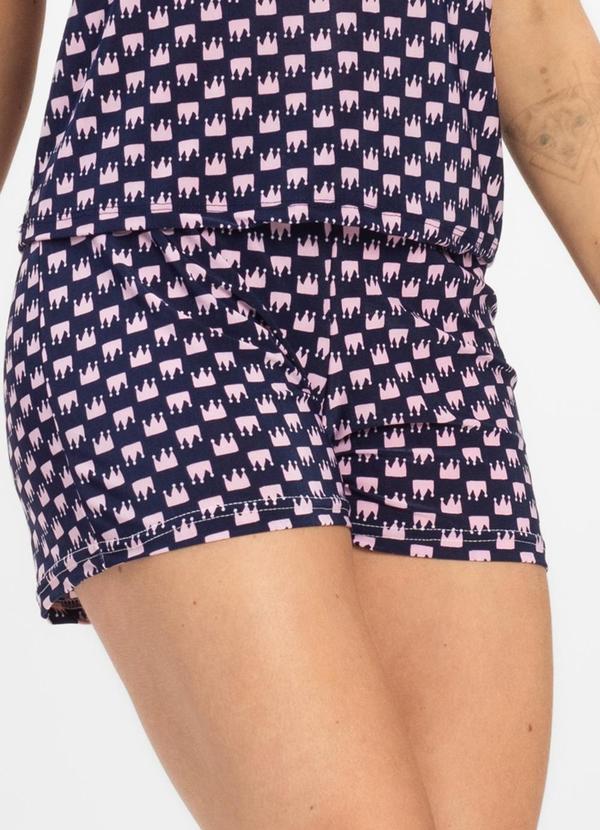 Rovitex - Short Doll Curto de Liganete Bella Ana Azul 4