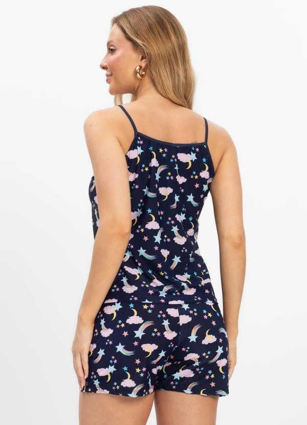 Rovitex - Short Doll Curto de Liganete Bella Ana Azul 2