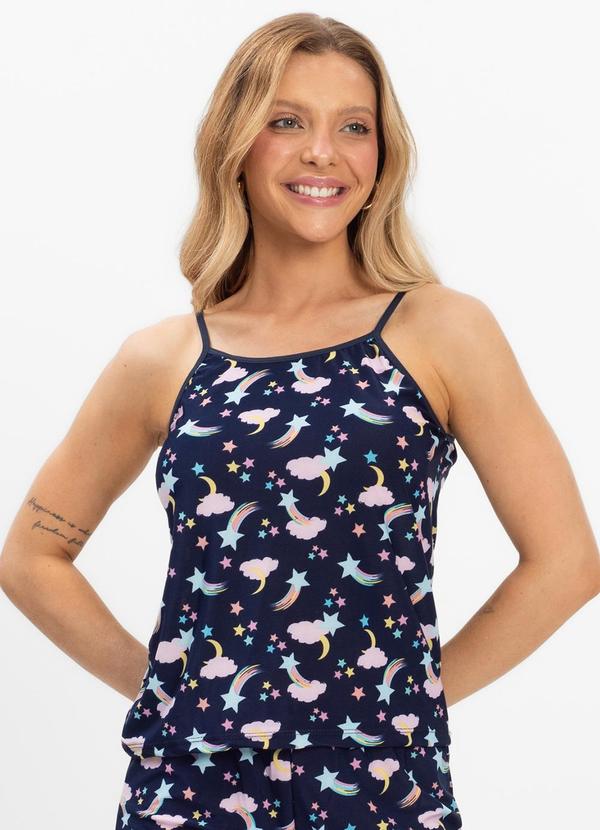 Rovitex - Short Doll Curto de Liganete Bella Ana Azul 3