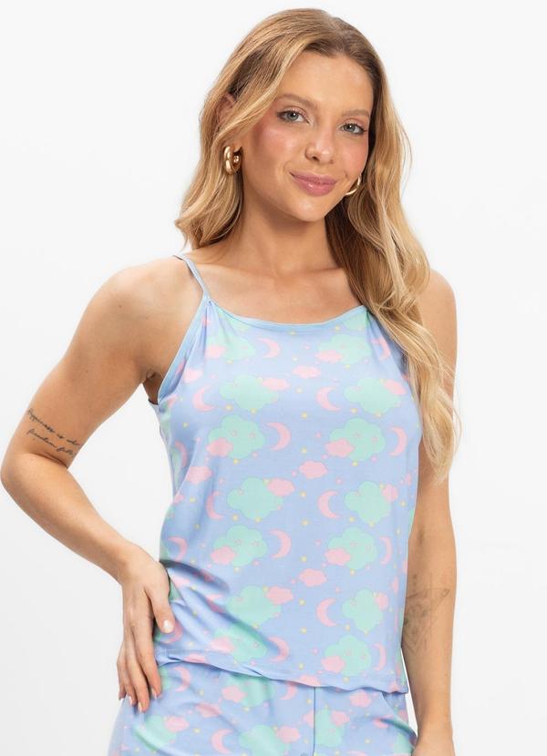 Rovitex - Short Doll Curto de Liganete Bella Ana Azul 4