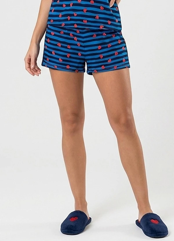 Rovitex - Short Doll Curto de Liganete Bella Ana Azul 1