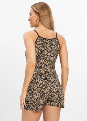 Rovitex - Short Doll Curto de Liganete Bella Ana Preto - ROVITEX