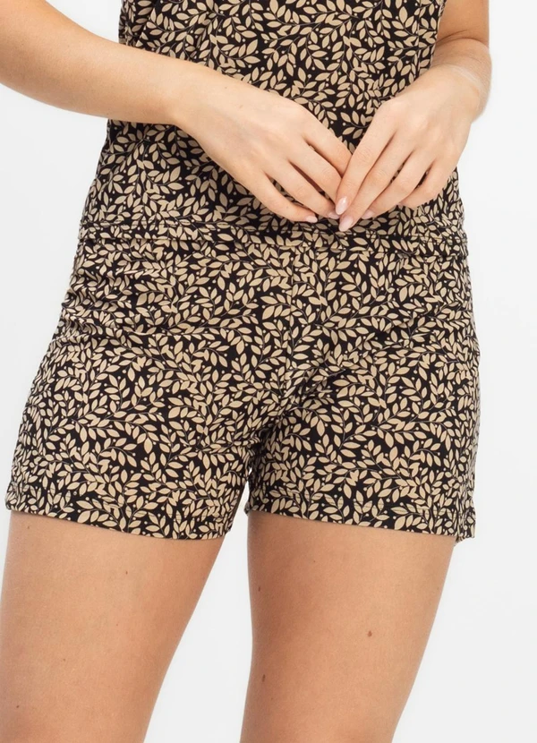 Rovitex - Short Doll Curto de Liganete Bella Ana Preto 4