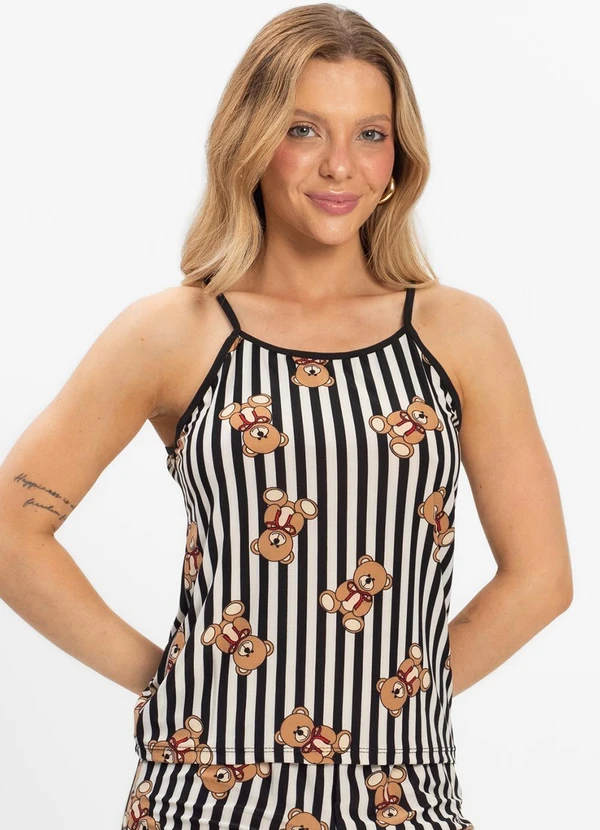 Rovitex - Short Doll Curto de Liganete Bella Ana Preto 3