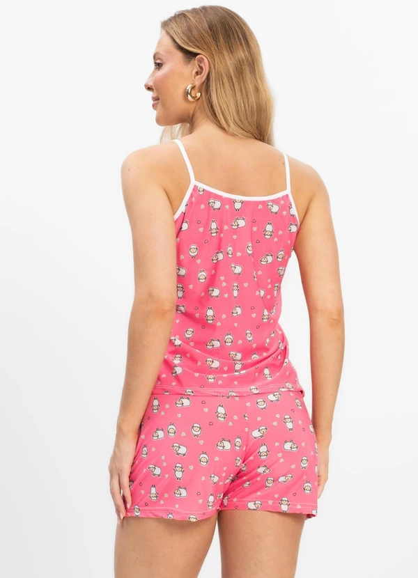 Rovitex - Short Doll Curto de Liganete Bella Ana Rosa 2