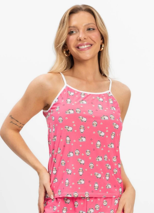 Rovitex - Short Doll Curto de Liganete Bella Ana Rosa 3