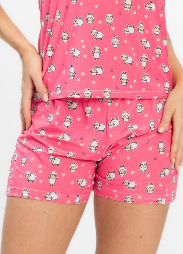 Rovitex - Short Doll Curto de Liganete Bella Ana Rosa 4