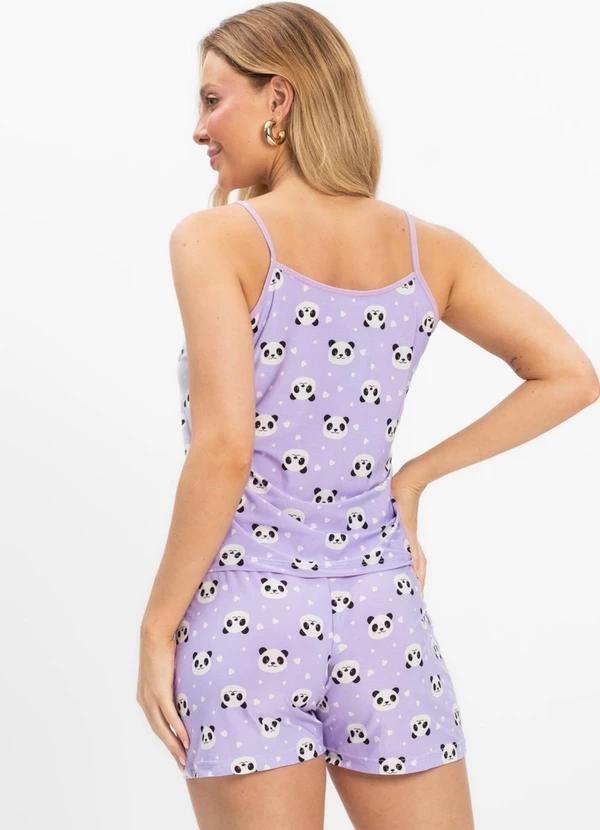 Rovitex - Short Doll Curto de Liganete Bella Ana Roxo 2