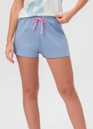 Select - Short Doll Feminino Estampado Bege - SELECT