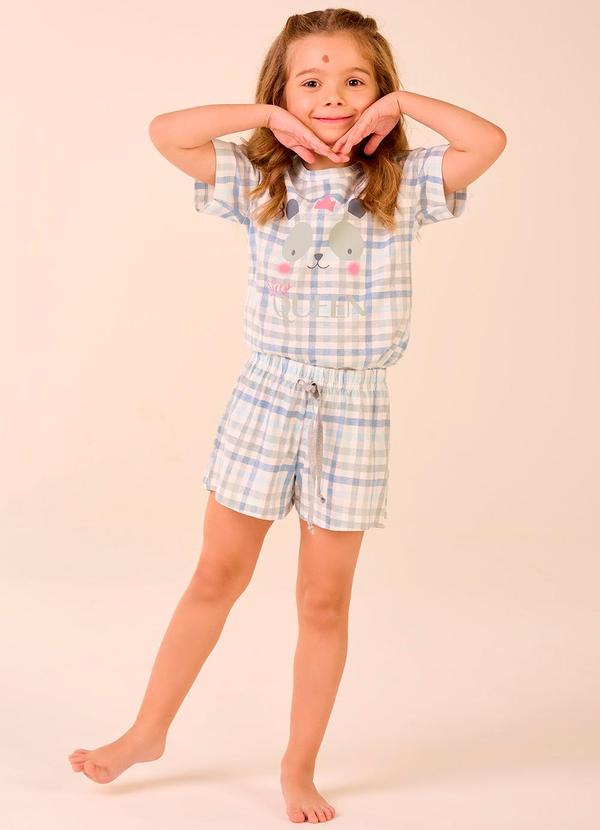 Merengue - Short Doll Infantil Manga Curta Multicores