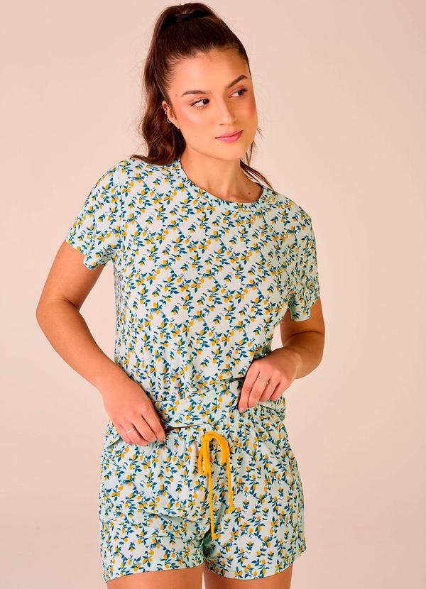 Merengue - Short Doll Manga Curta Verde