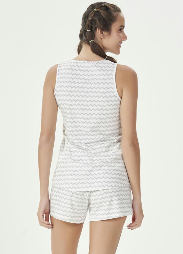 Espaço Pijama - Short Doll Regata Bege 2