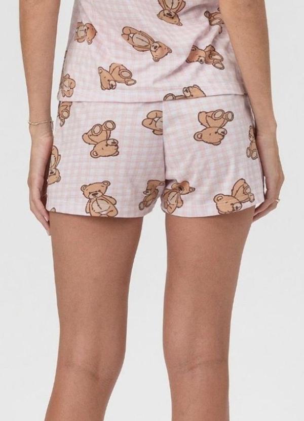 Rovitex - Short Doll Ursinhos Mensageira da Paz Rosa 2