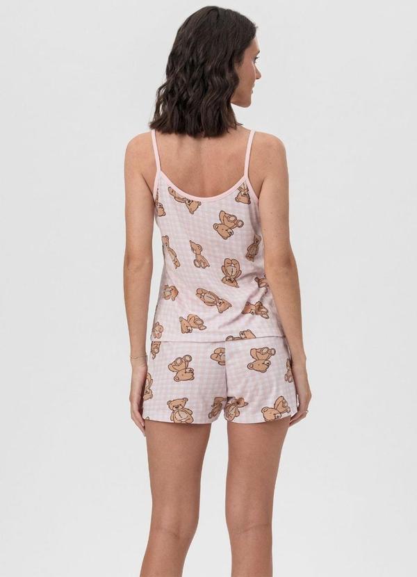 Rovitex - Short Doll Ursinhos Mensageira da Paz Rosa 4