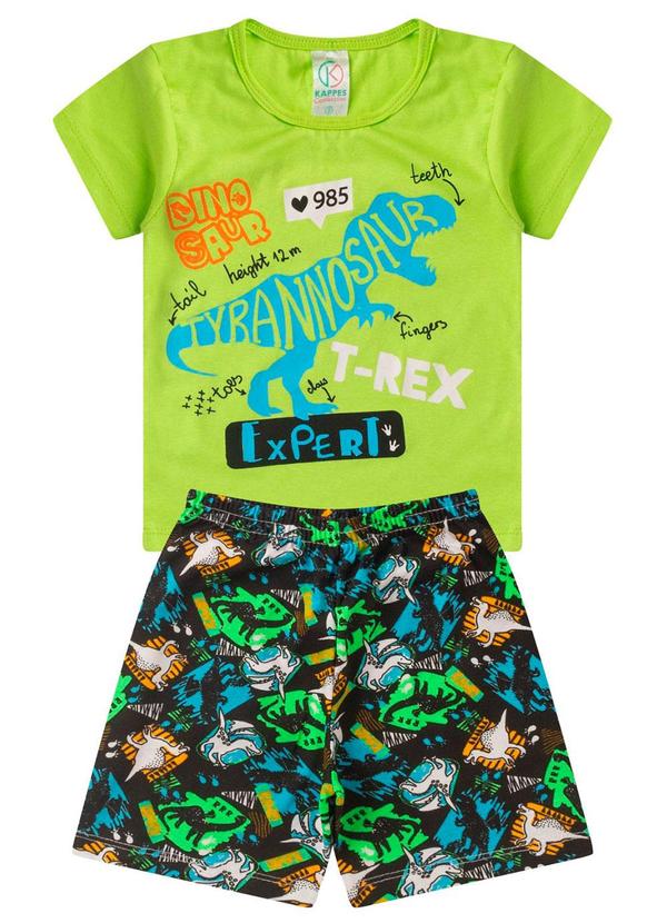 Rovitex - Pijama Infantil Brilha no Escuro Amarelo