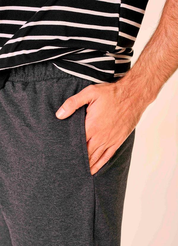 Merengue - Pijama Manga Curta Preto 6