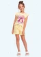 Fakini Kids - Cj.Pijama Blusa/Short Lotso Amarelo - variação: Amarelo