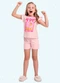 Fakini Kids - Cj.Pijama Blusa/Short Rosa - variação: Rosa