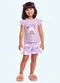 Fakini Kids - Cj.Pijama Blusa/Short Azul - variação: Roxo