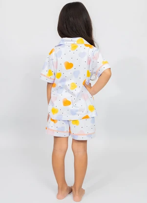 Piante Pijamas - Pijama Americano Infantil Algodão Branco - PIANTE PIJAMAS
