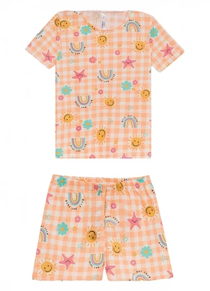 Malwee Kids - Pijama Best Day Ever Laranja - MALWEE KIDS