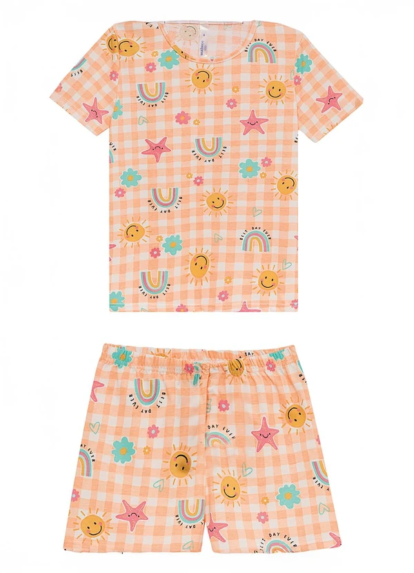 Malwee Kids - Pijama Best Day Ever Laranja 2